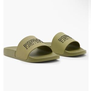AllSaints Olive Slide Sandals